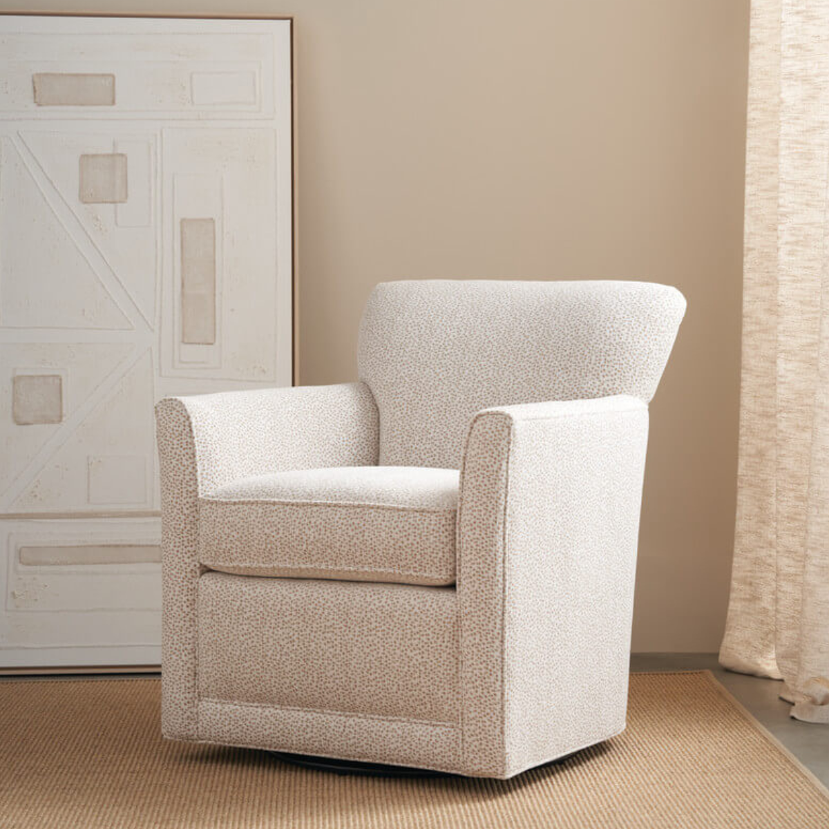 Times Square Swivel Glider Chair - Quick Ship | Rowe – Urban Natural Home