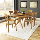 Catalina Extension Trestle Table in Cherry - Urban Natural Home Furnishings