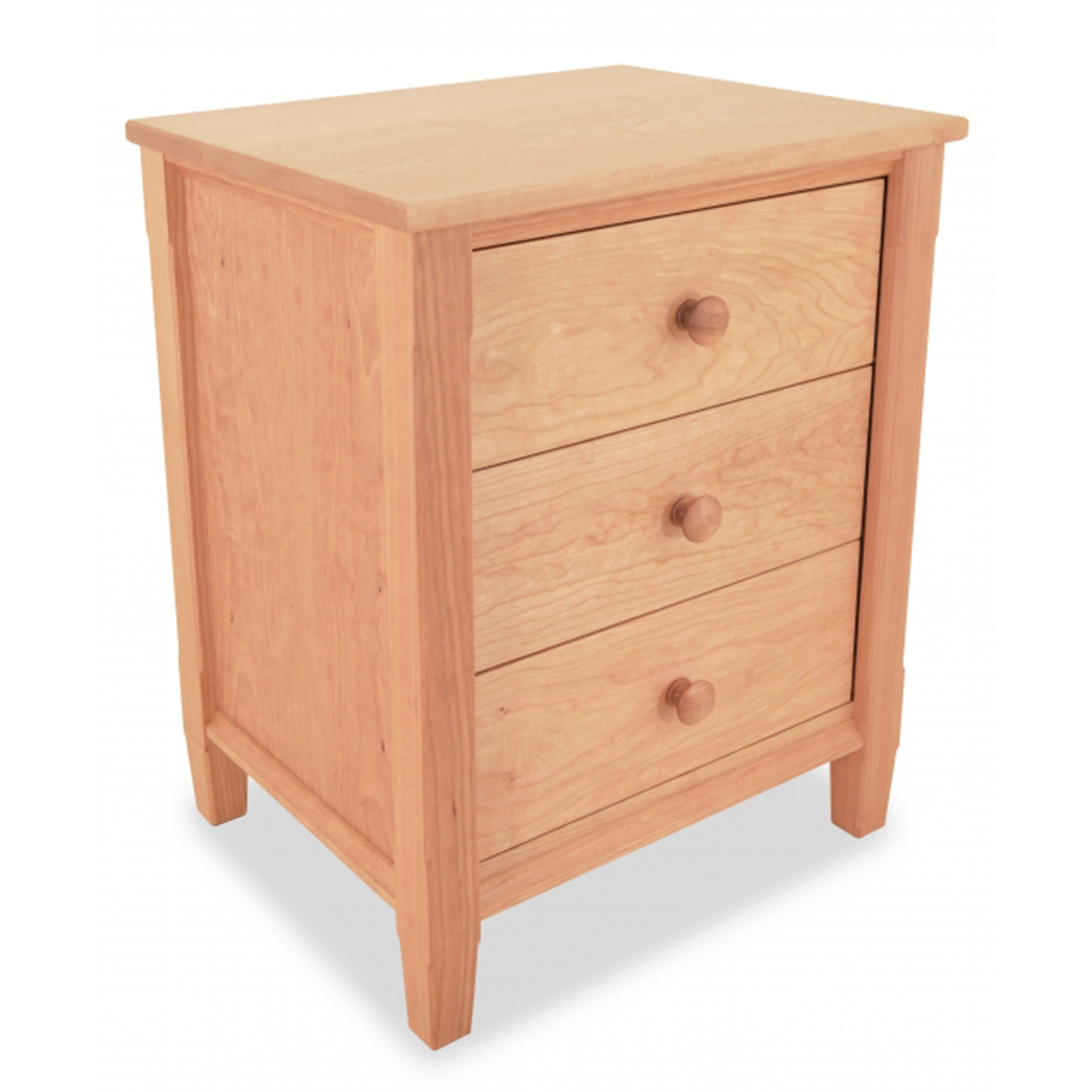 Shaker Three Drawer Nightstand - Urban Natural Home Furnishings