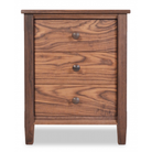 Shaker Three Drawer Nightstand - Urban Natural Home Furnishings