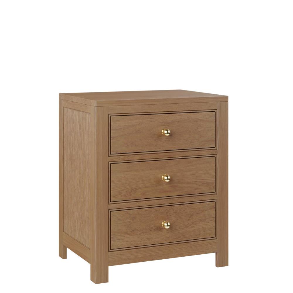 Elenor 3 Drawer Nightstand - Urban Natural Home Furnishings