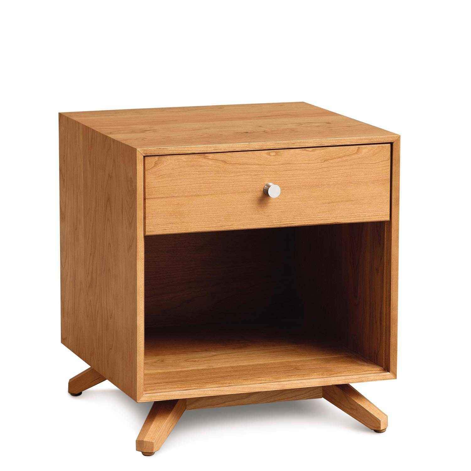 Astrid One-Drawer Nightstand in Cherry - Urban Natural Home Furnishings.  Nightstands, Copeland