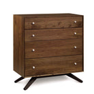 Astrid Four-Drawer Dresser in Walnut with Dark Chocolate Legs - Urban Natural Home Furnishings.  Dressers & Armoires, Copeland