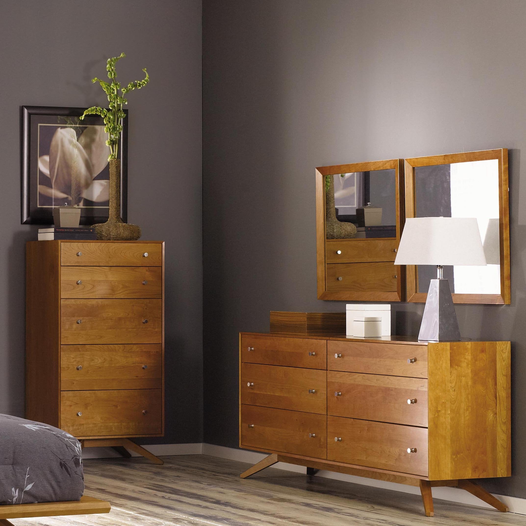 Astrid Six Drawer Dresser in Cherry by Copeland