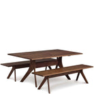 Audrey Fixed Top Tables in Natural Walnut - Urban Natural Home Furnishings.  Dining Table, Copeland