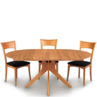 Audrey Round Extension Table in Cherry by Copeland