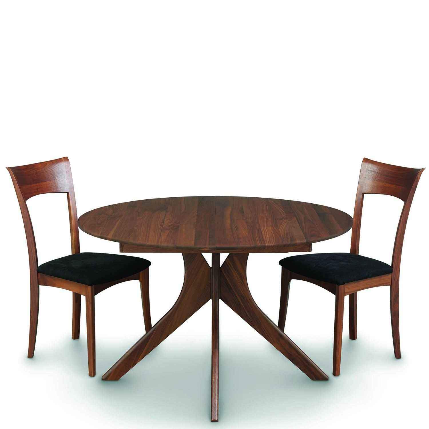 Audrey Round Extension Table in Walnut - Urban Natural Home Furnishings.  Dining Table, Copeland