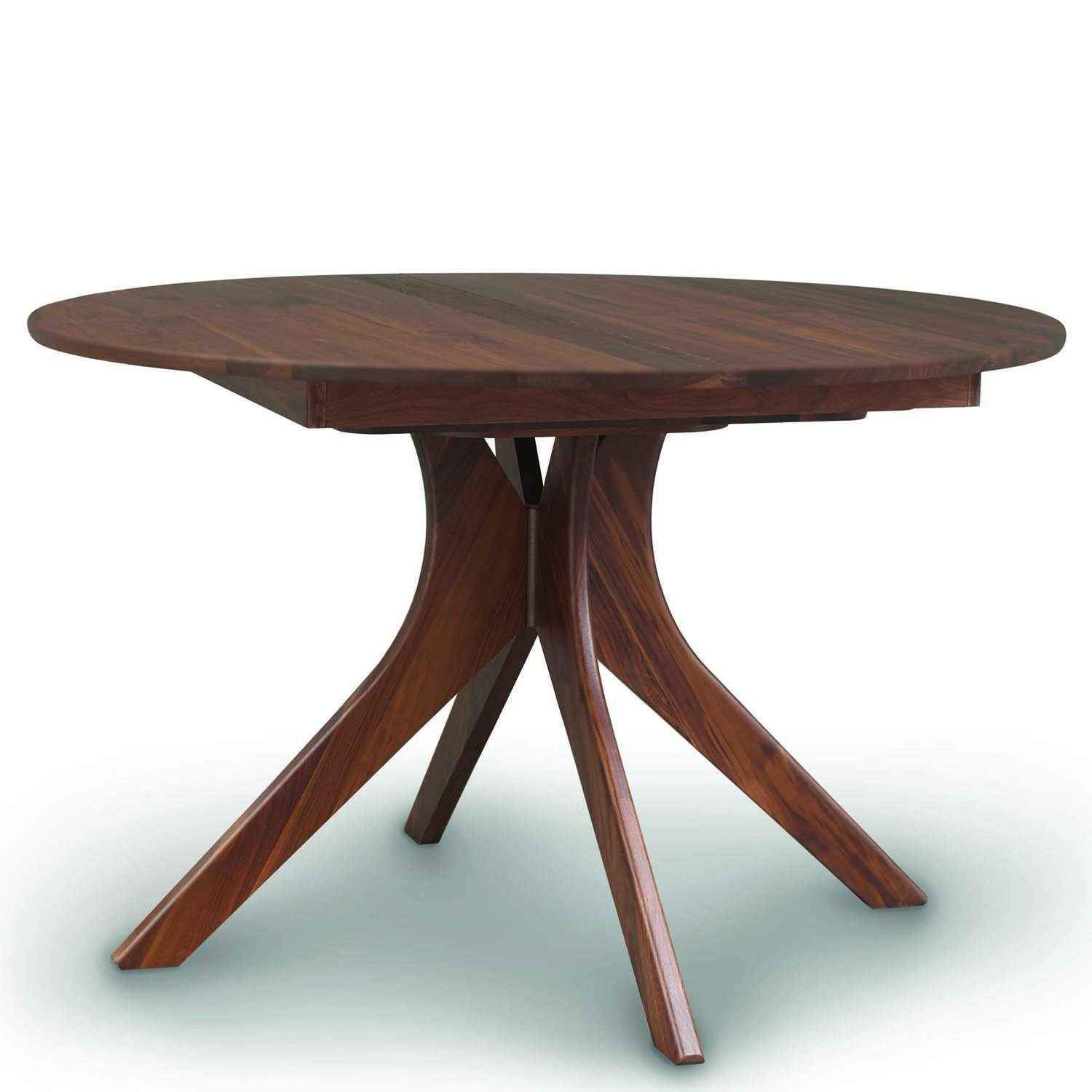 Audrey Round Extension Table in Walnut - Urban Natural Home Furnishings.  Dining Table, Copeland