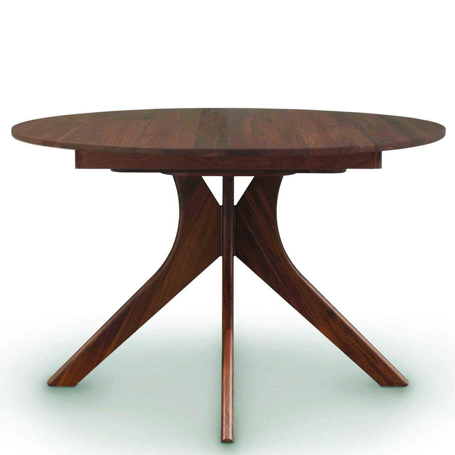 Audrey Round Extension Table in Walnut - Urban Natural Home Furnishings.  Dining Table, Copeland