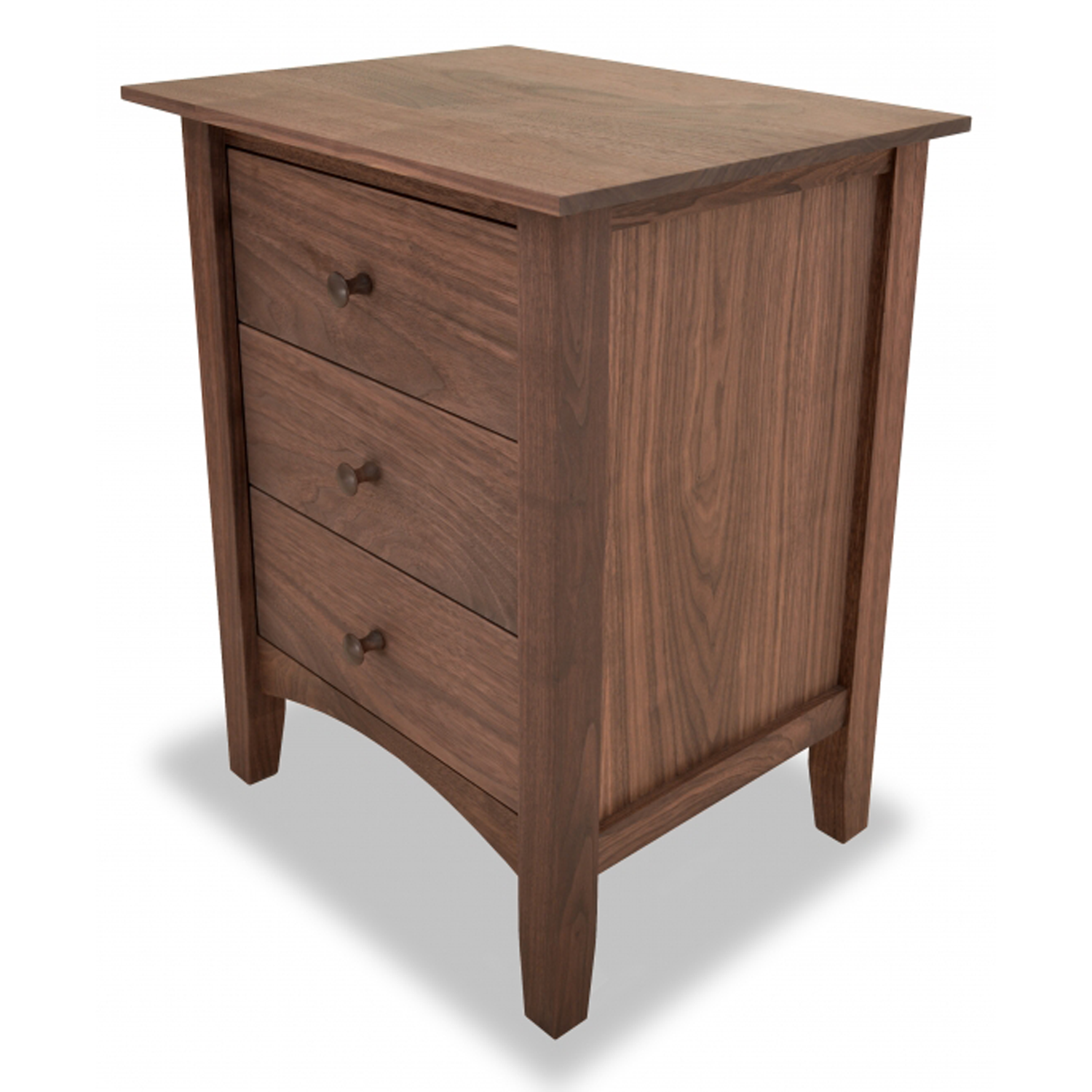 Canterbury Three Drawer Nightstand - Urban Natural Home Furnishings