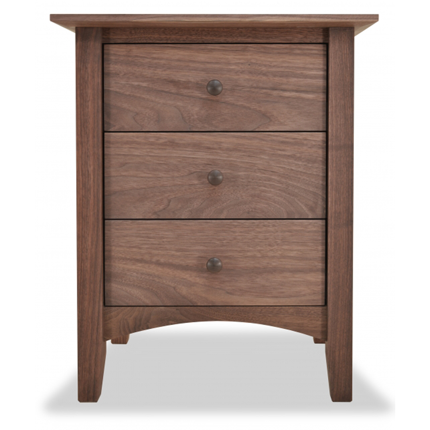 Canterbury Three Drawer Nightstand - Urban Natural Home Furnishings