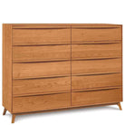 Catalina Ten Drawer Dresser in Cherry - Urban Natural Home Furnishings