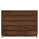 Catalina Ten Drawer Dresser in Walnut - Urban Natural Home Furnishings