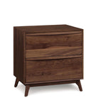 Catalina Two Drawer Nightstand in Walnut - Urban Natural Home Furnishings