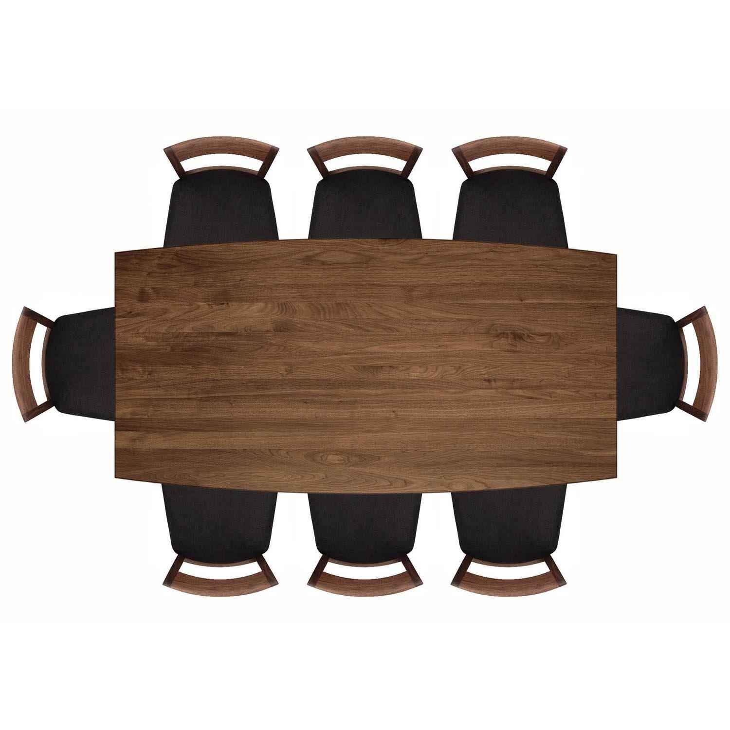 Catalina Fixed Top Table in Walnut - Urban Natural Home Furnishings.  Dining Table, Copeland