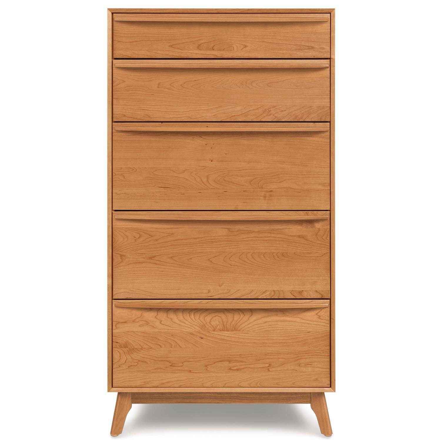 Catalina Five-Drawer Dresser in Cherry - Urban Natural Home Furnishings.  Dressers & Armoires, Copeland