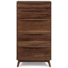 Catalina Five-Drawer Dresser in Walnut - Urban Natural Home Furnishings.  Dressers & Armoires, Copeland