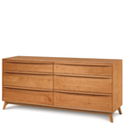 Catalina Six Drawer Dresser in Cherry - Urban Natural Home Furnishings