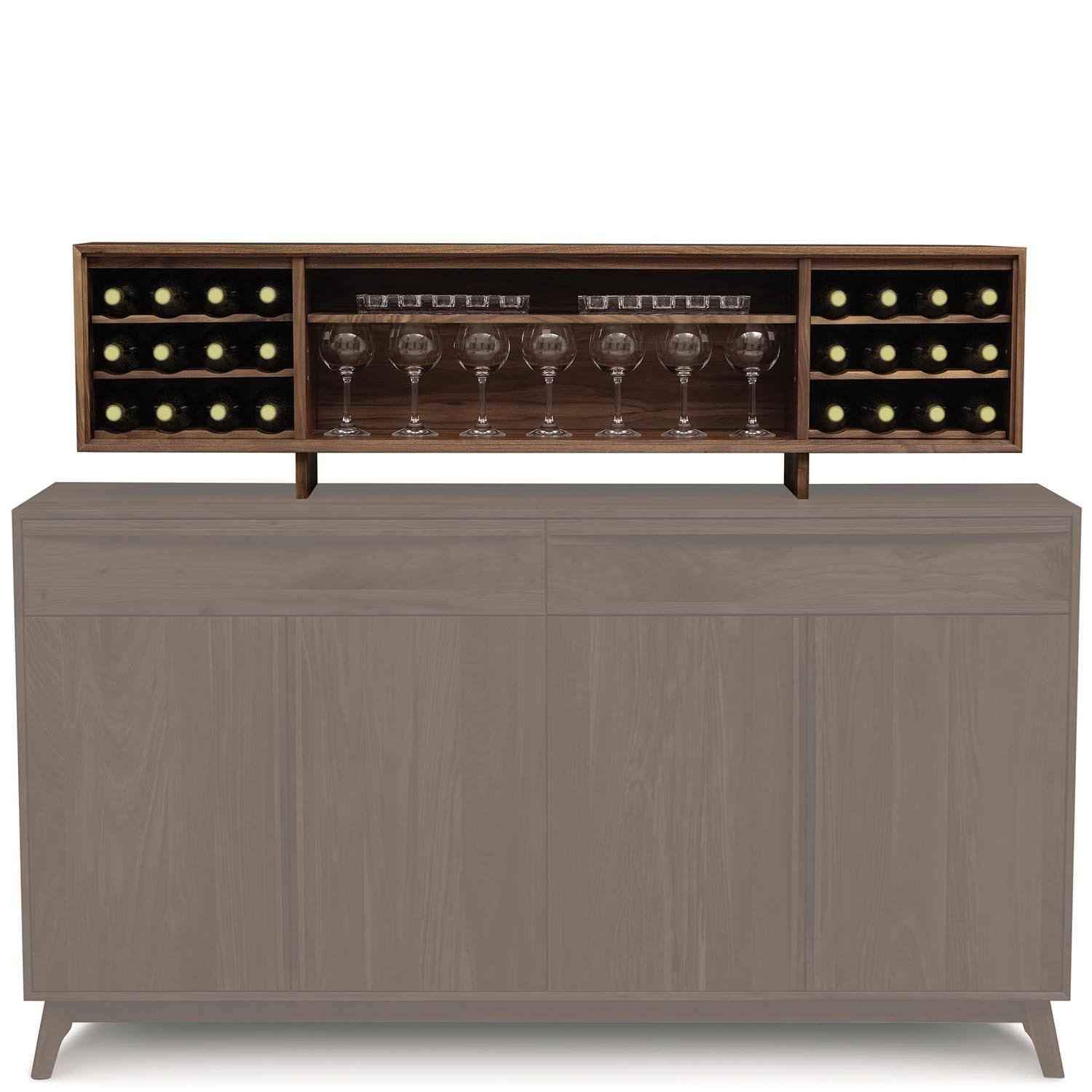 Hutch 16" in Walnut - Urban Natural Home Furnishings.  Buffet, Copeland