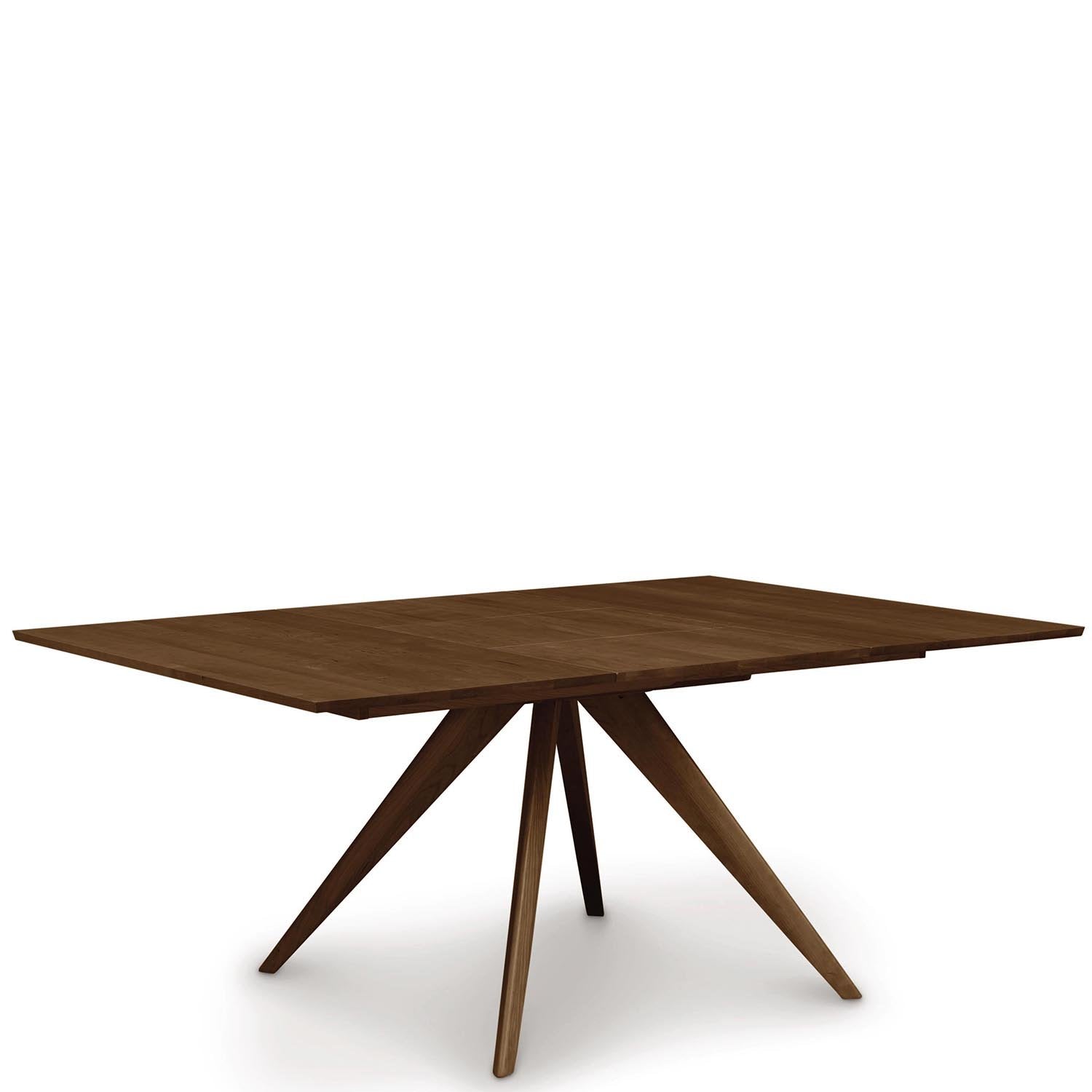 Catalina 48" Square Top Extension Table in Walnut - Urban Natural Home Furnishings.  Dining Table, Copeland