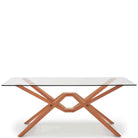 Exeter Glass Top Tables in Cherry - Urban Natural Home Furnishings.  Dining Table, Copeland