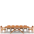 Exeter Double Leaf Extension Table in Cherry - Urban Natural Home Furnishings.  Dining Table, Copeland