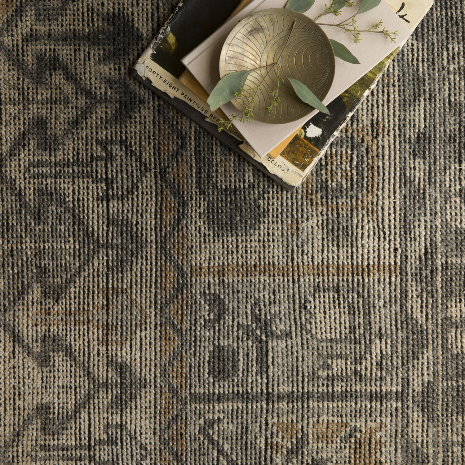 Heirloom Hand Knotted Rug in Bone/Charcoal - Urban Natural Home Furnishings