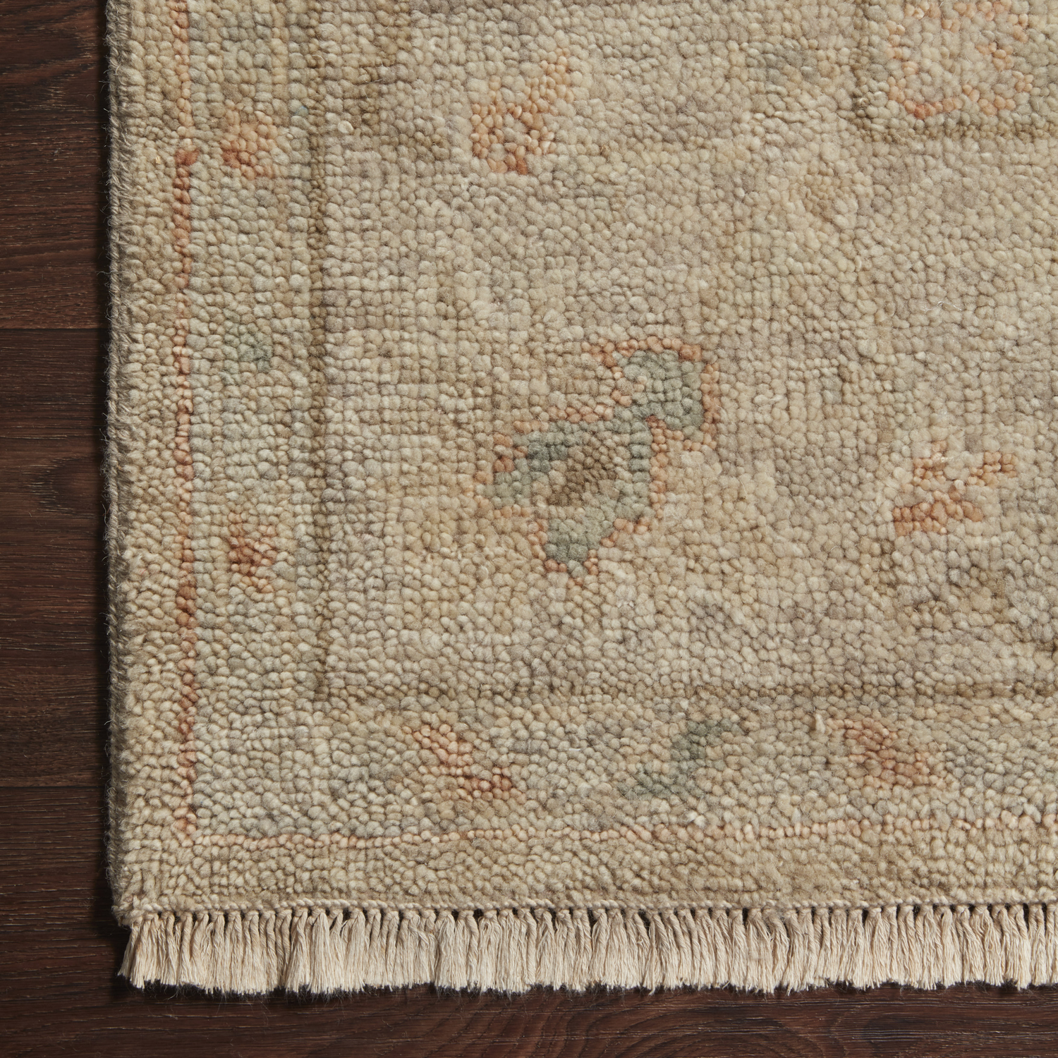 Helena Hand Knotted Rug in Beige/Multi - Urban Natural Home Furnishings