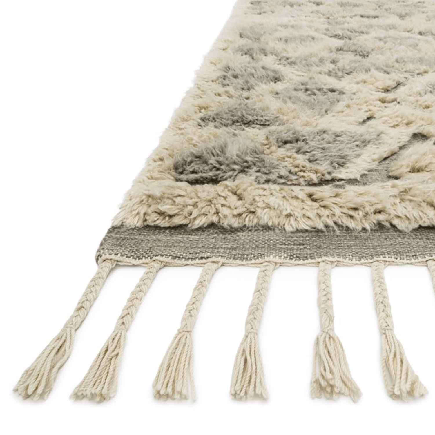 Hygge Hand Loomed Area Rug in Smoke / Taupe by Loloi