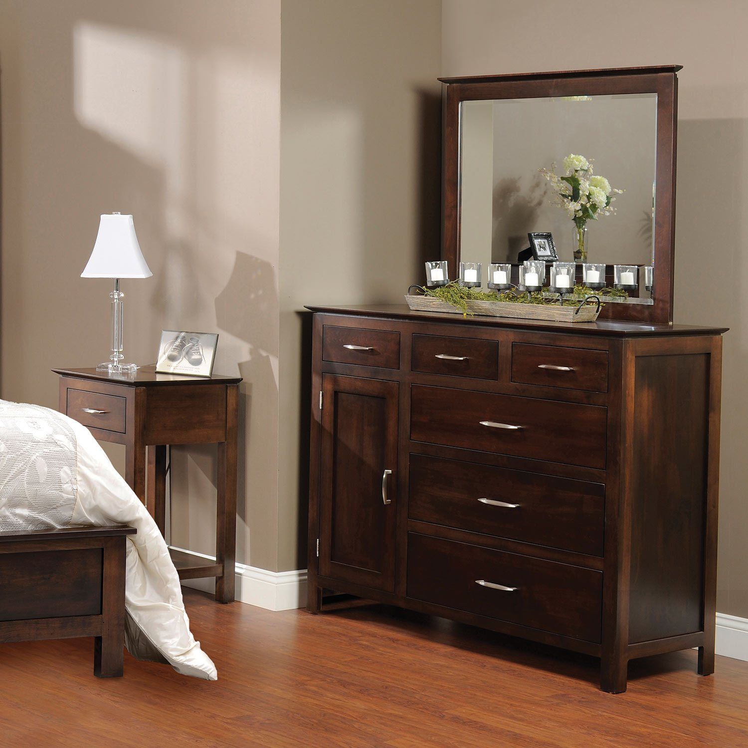 Highland Park Open Nightstand - Urban Natural Home Furnishings