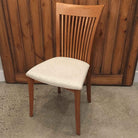 Sarah Sidechair with Upholstery in Cherry - Urban Natural Home Furnishings