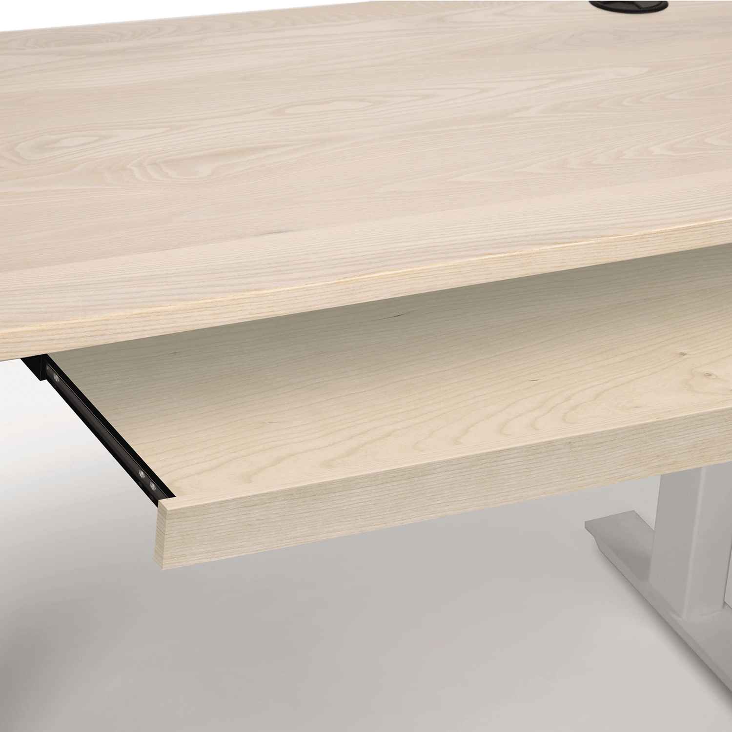 Invigo Sit-Stand Desk In Cherry - Urban Natural Home Furnishings