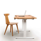 Invigo Sit-Stand Desk In Cherry - Urban Natural Home Furnishings