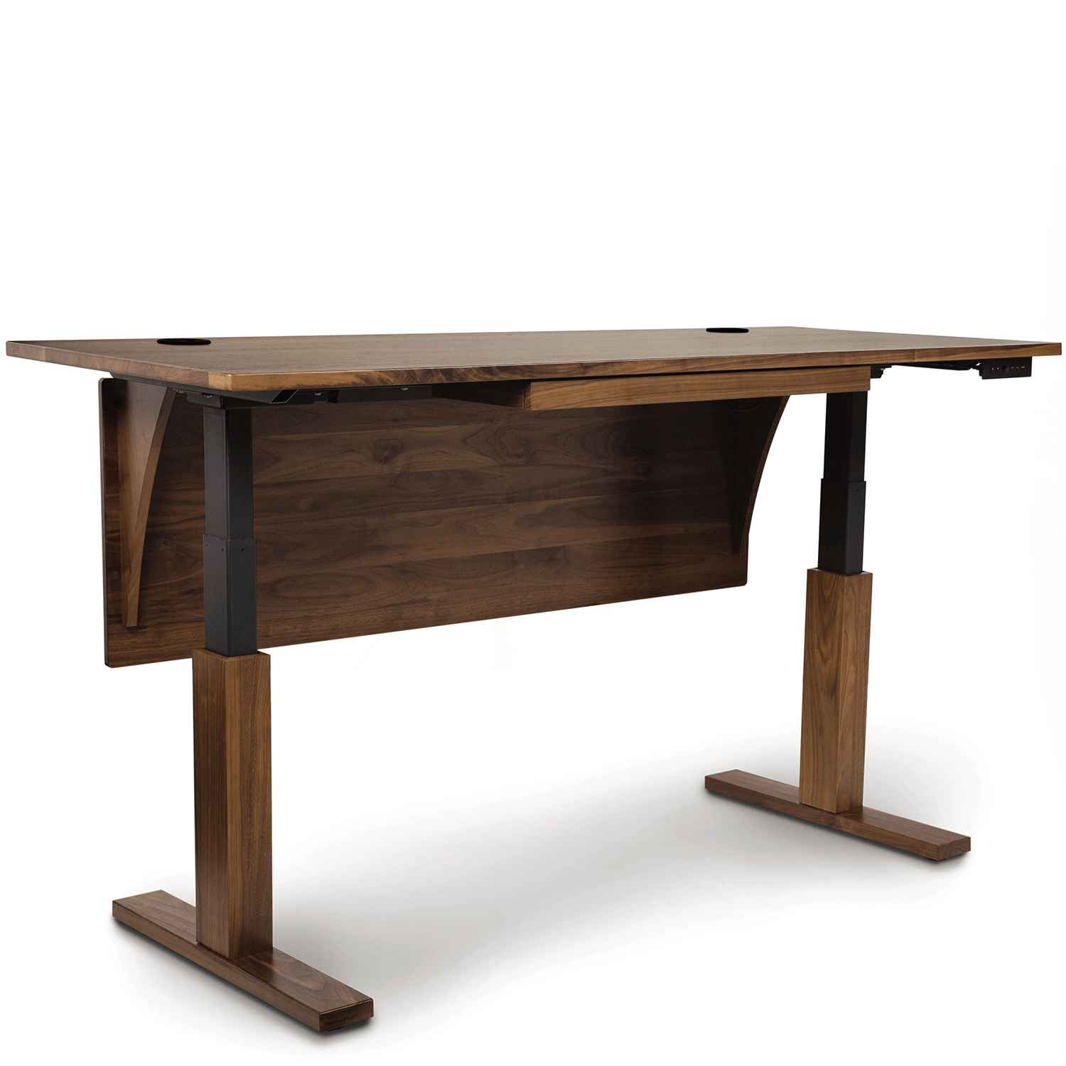 Invigo Sit-Stand Desk In Ash - Urban Natural Home Furnishings