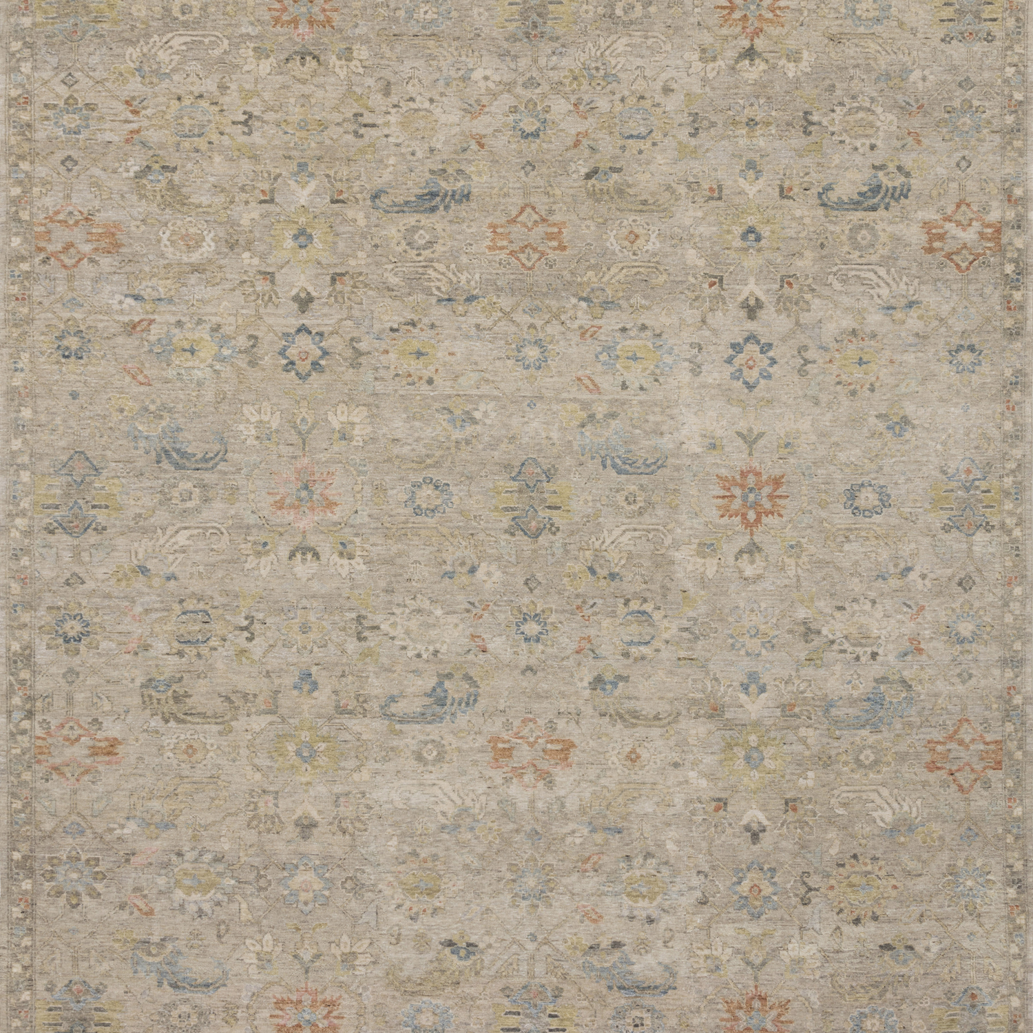 Legacy Hand Knotted Rug in Oatmeal/Multi - Urban Natural Home Furnishings