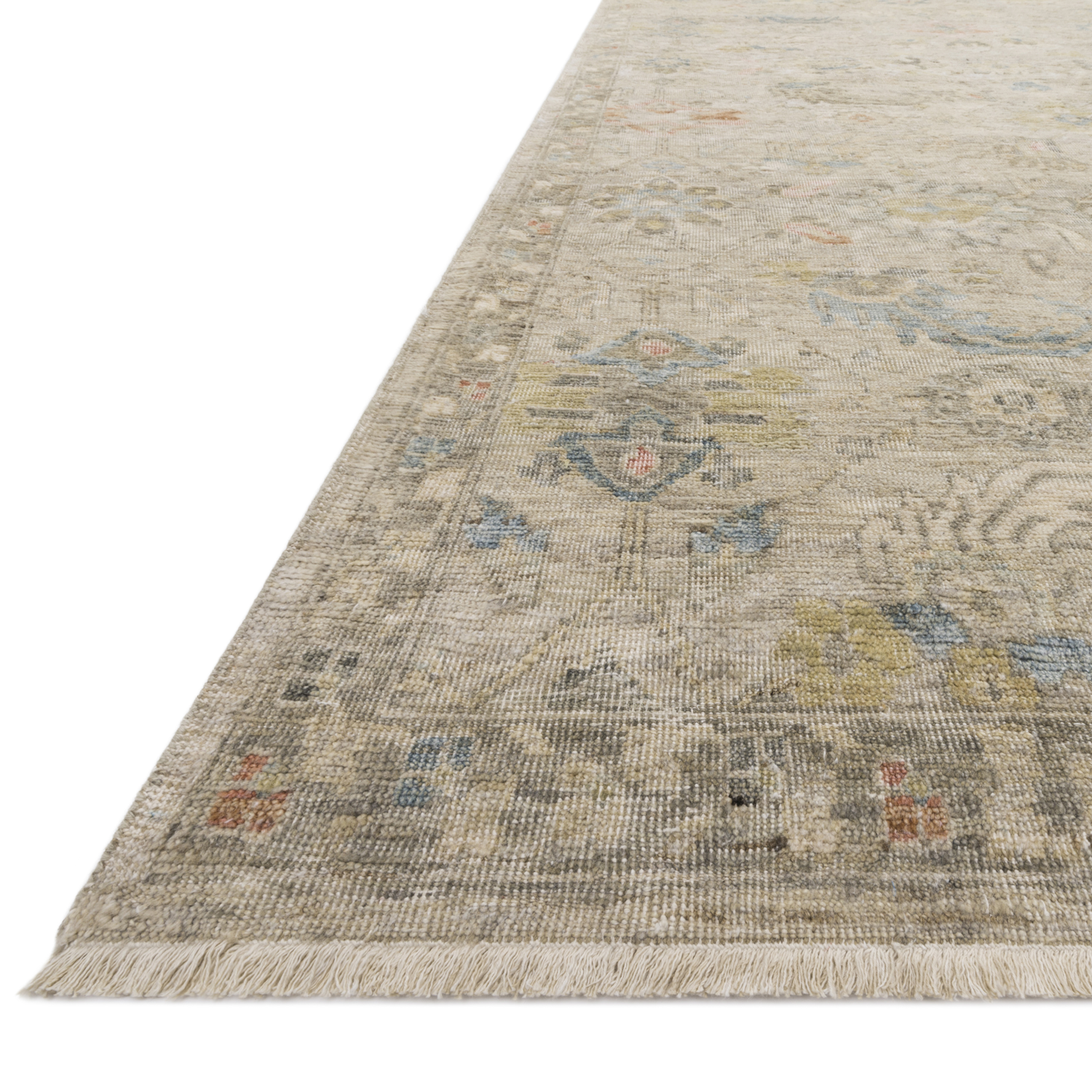 Legacy Hand Knotted Rug in Oatmeal/Multi - Urban Natural Home Furnishings