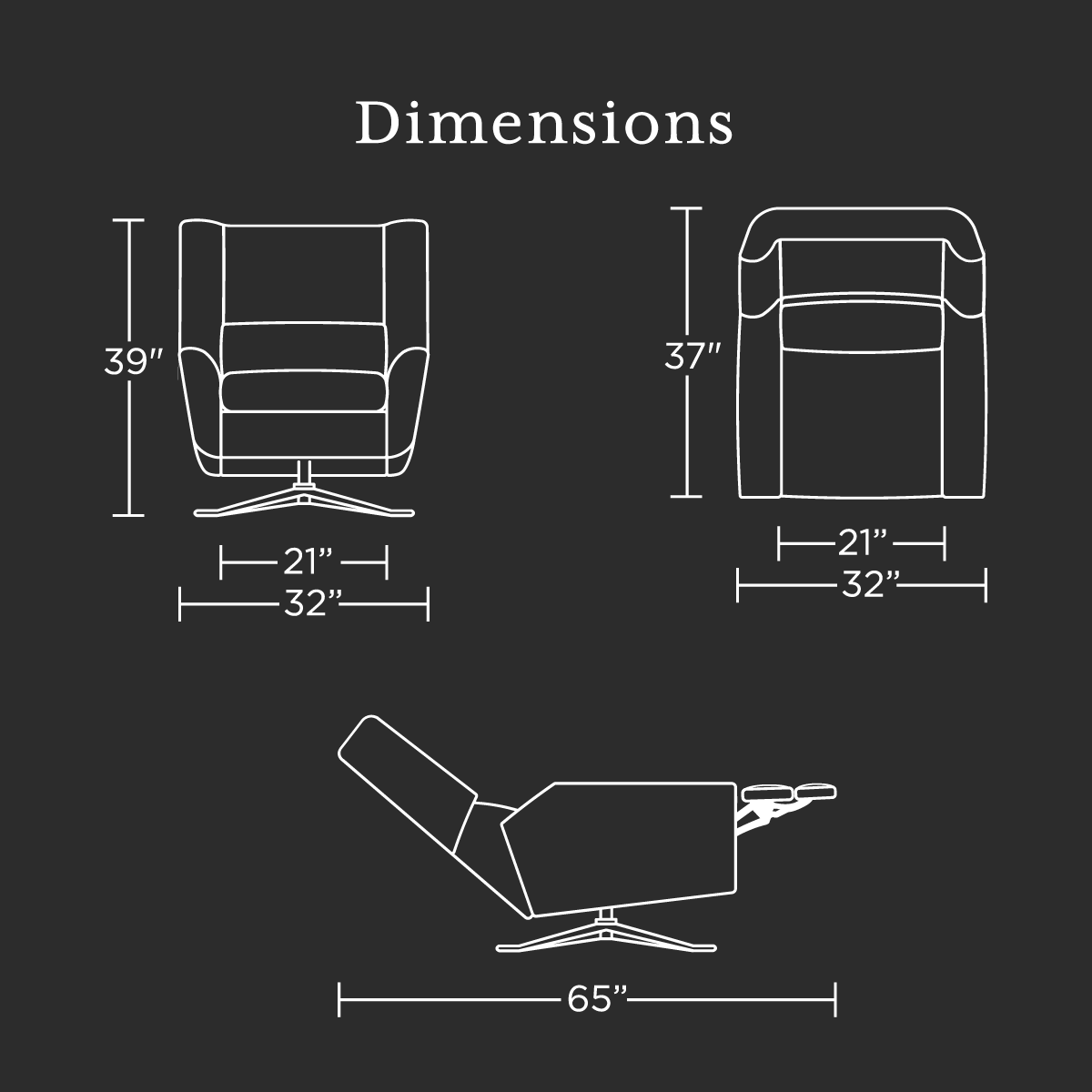 Leia Re-Invented Recliner - Urban Natural Home Furnishings