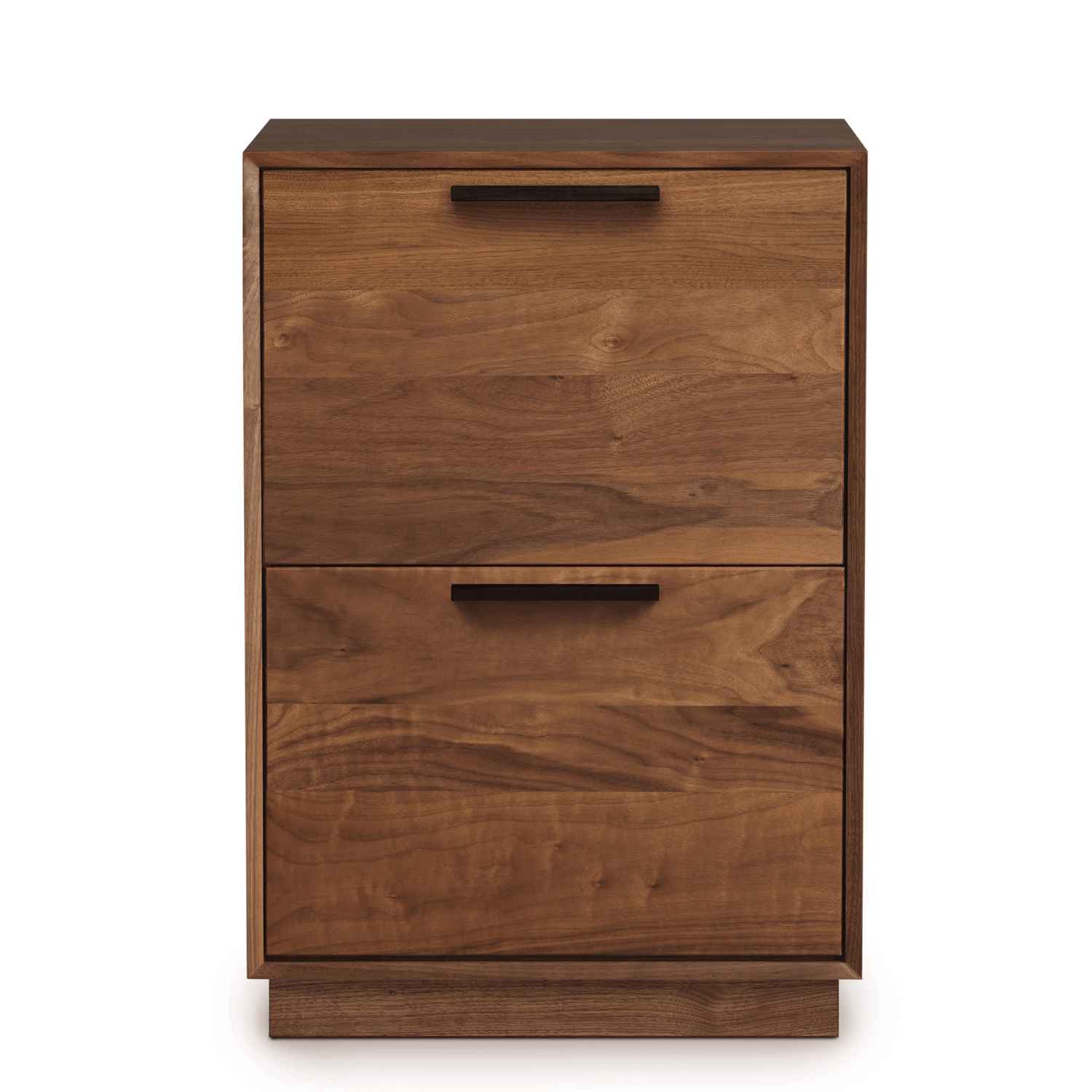 Linear Narrow Rolling File Cabinet in Walnut - Urban Natural Home Furnishings