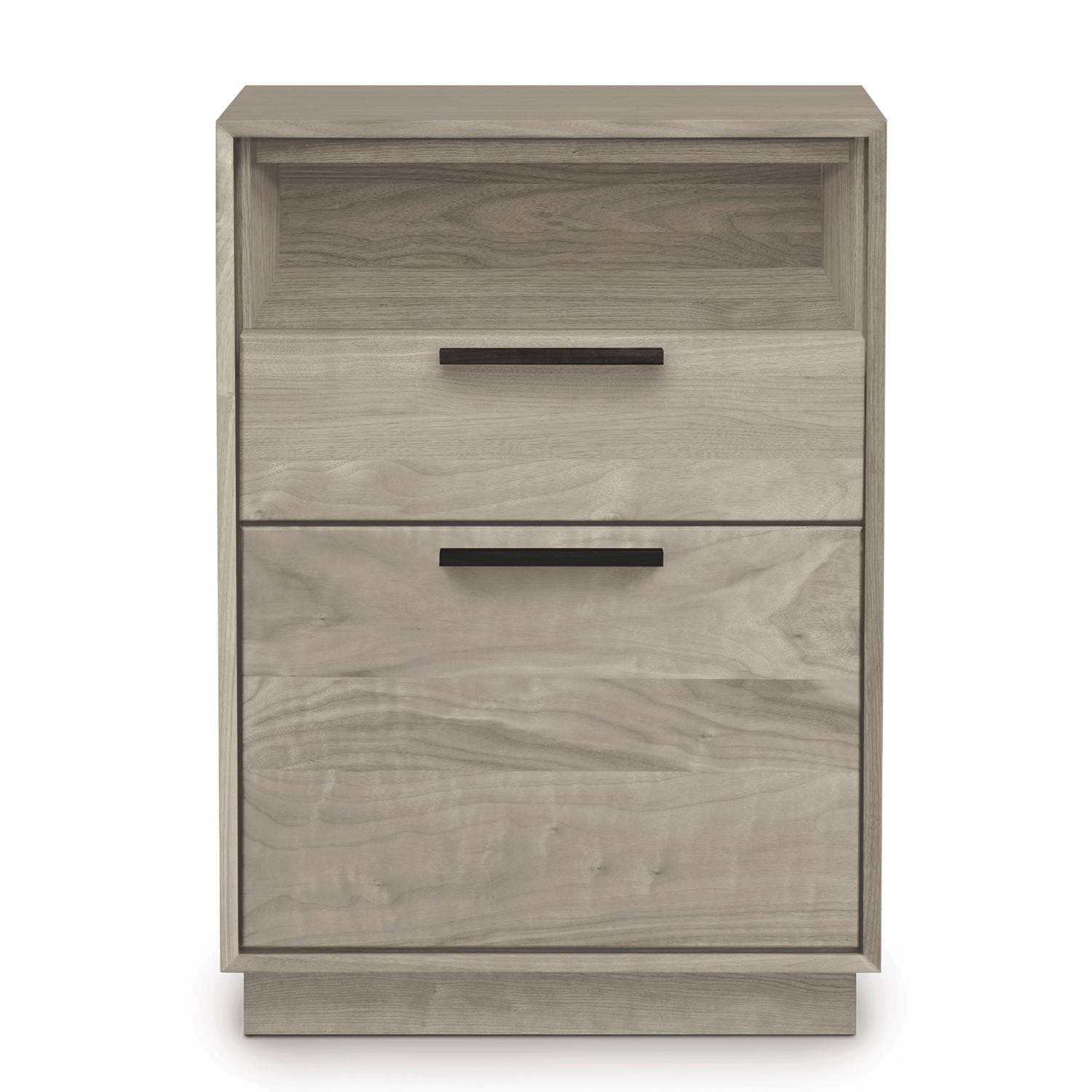 Linear Narrow Rolling File Cabinet with Cubby in Ash - Urban Natural Home Furnishings