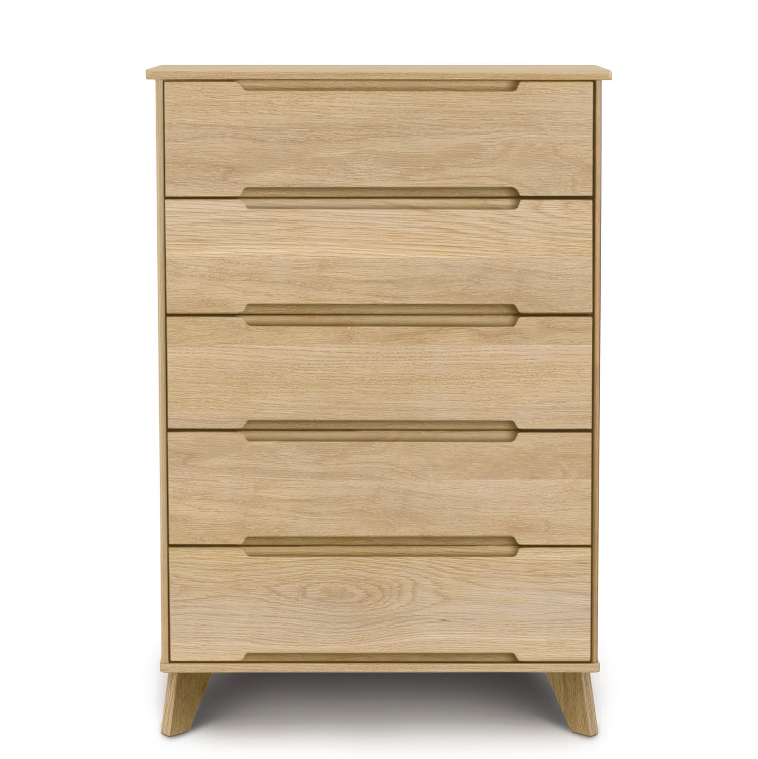 Linn Five Drawer Dresser (Wide) in Oak - Urban Natural Home Furnishings