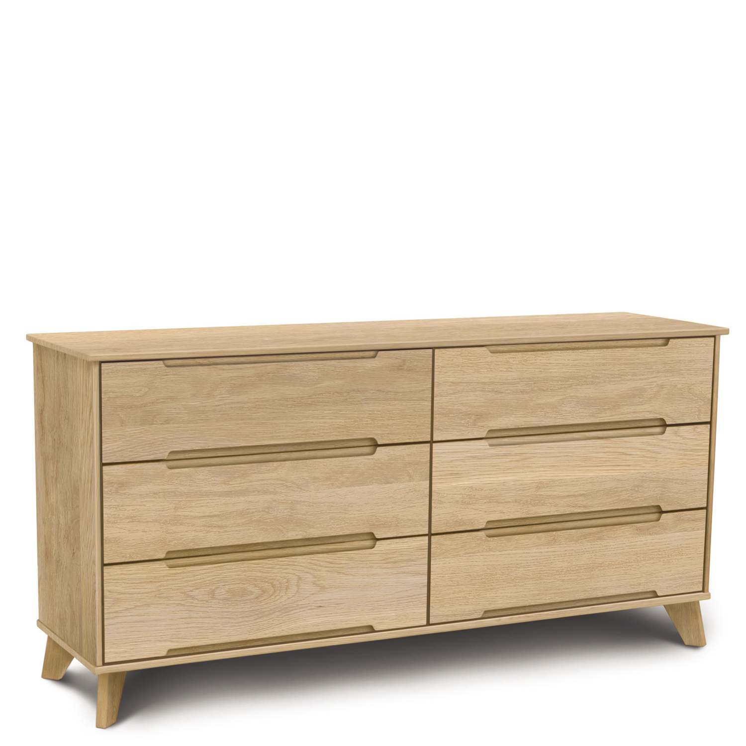 Linn Six Drawer Dresser in Oak - Urban Natural Home Furnishings