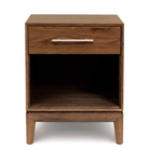 Mansfield One Drawer Nightstand in Walnut - Urban Natural Home Furnishings