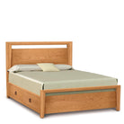 Mansfield Tall Headboard Storage Bed in Cherry - Urban Natural Home Furnishings