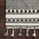 Sawyer Hand Loomed Rug in Black - Urban Natural Home Furnishings