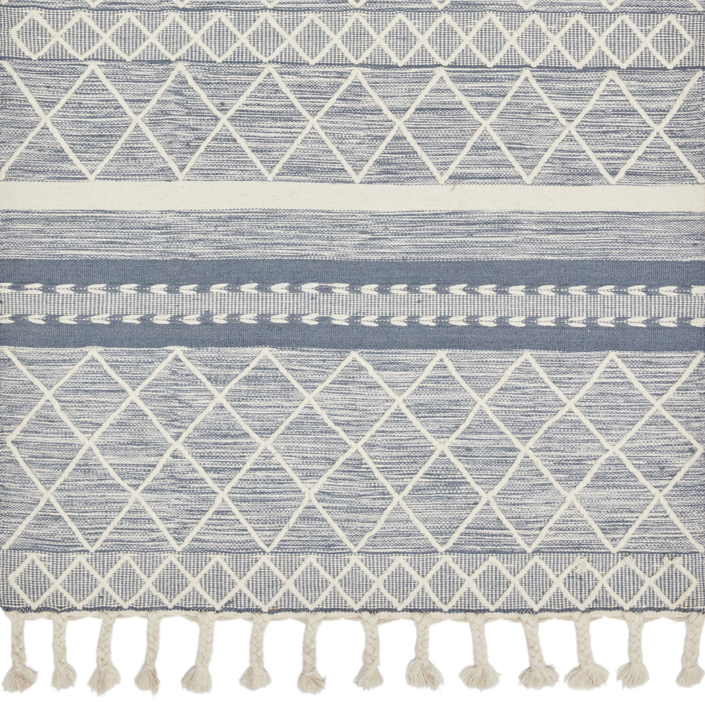 Sawyer Hand Loomed Area Rug in Teal Sample - Urban Natural Home Furnishings