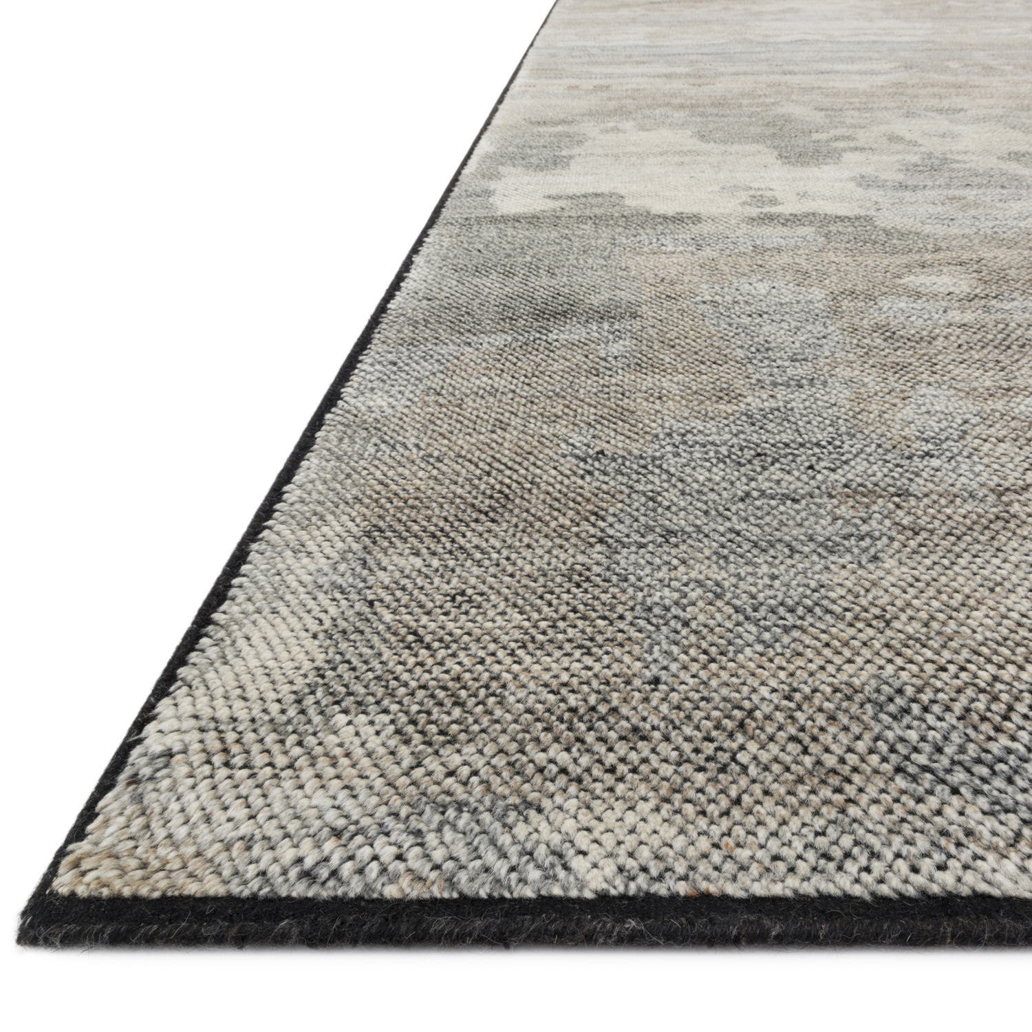 Sumi Hand Knotted Rug in Neutral/Black - Urban Natural Home Furnishings