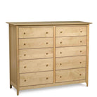 Sarah Ten Drawer Dresser in Maple - Urban Natural Home Furnishings.  Dressers & Armoires, Copeland