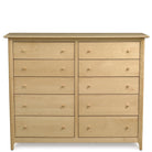 Sarah Ten Drawer Dresser in Maple - Urban Natural Home Furnishings.  Dressers & Armoires, Copeland