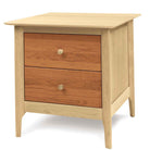 Sarah Two Drawer Nightstand in Maple/Cherry - Urban Natural Home Furnishings.  Nightstands, Copeland