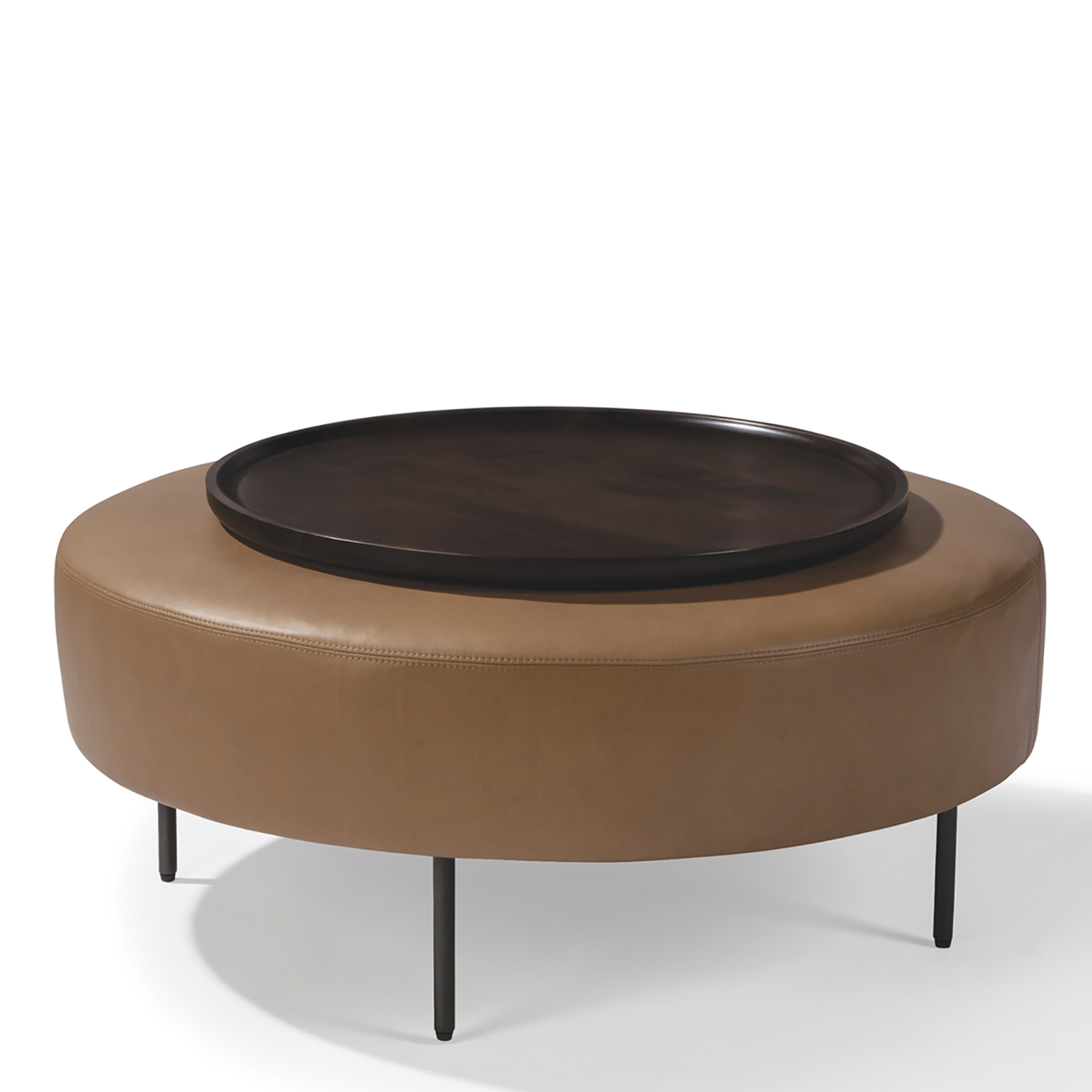 Slice Round Ottoman - Urban Natural Home Furnishings